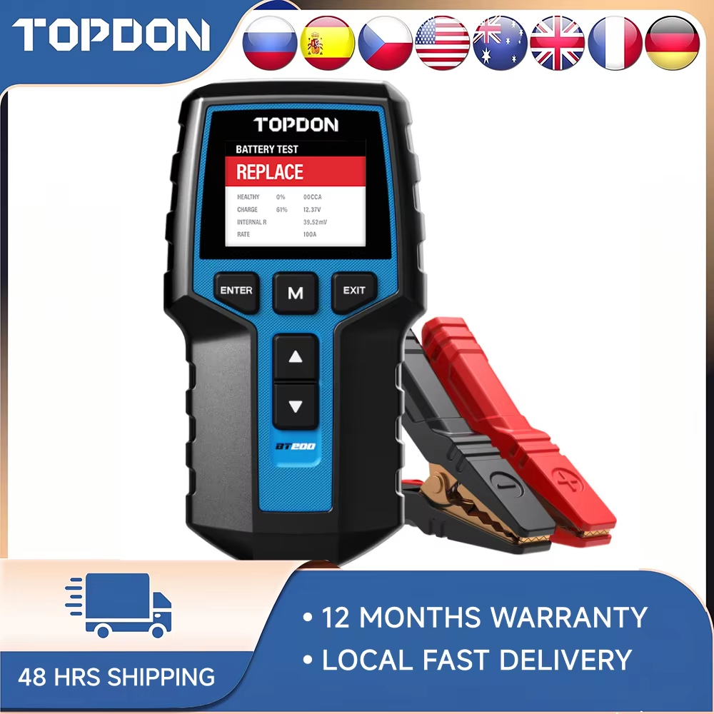 Topdon Tc001 Thermal Camera - Testador de Bateria Automotiva TOPDON BT200,