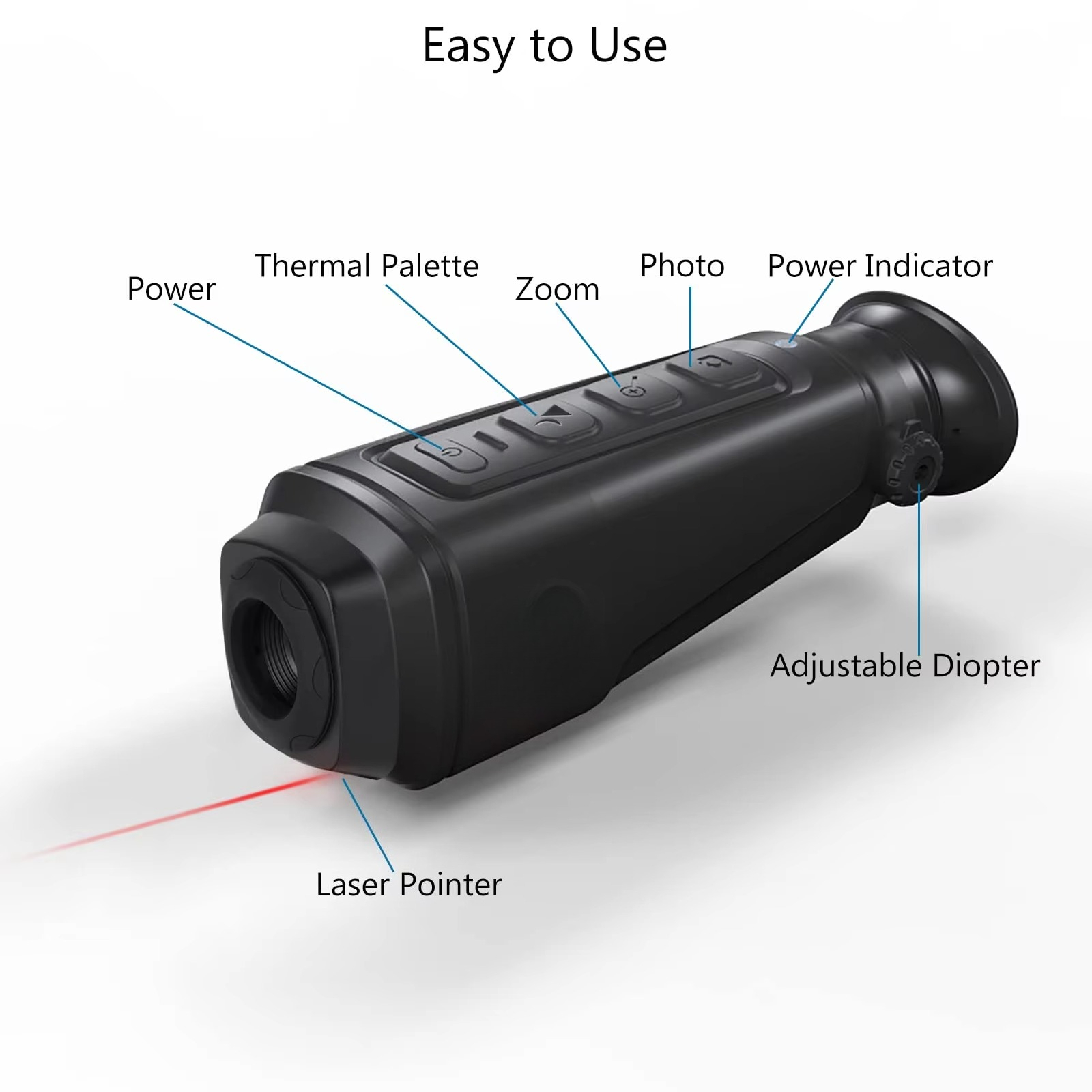 Câmera de Imagem Térmica para  - Thermal Scope Night Vision Monocular avaliação e preço