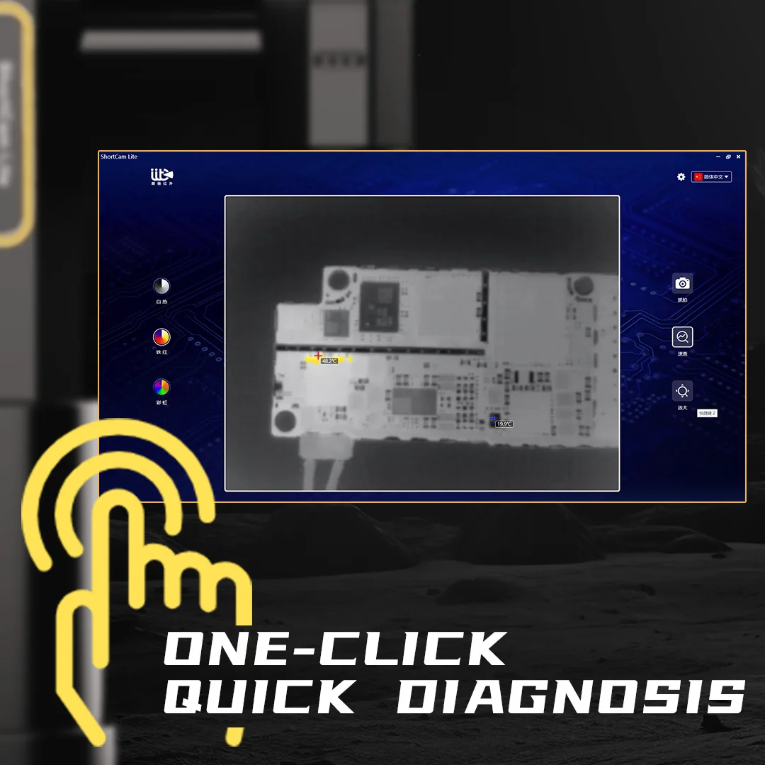 Langchi 4th shortcam lite câme - Shortcam Thermal Imaging Pcb avaliação e preço