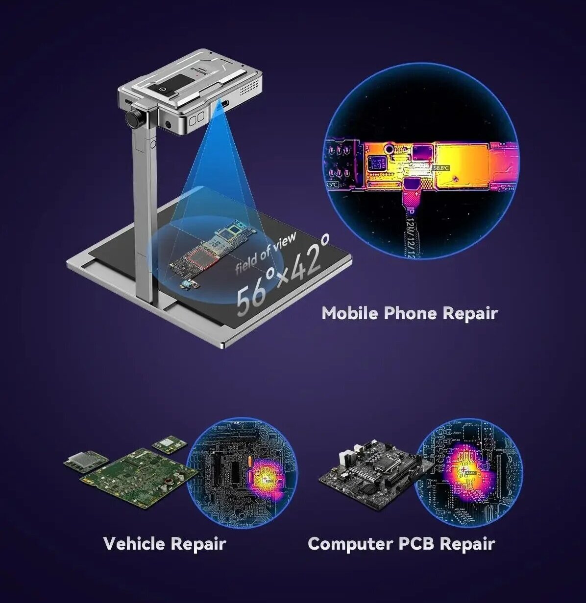 Langchi shortcam iii 4k equipa - Shortcam Thermal Imaging Pcb avaliação e preço